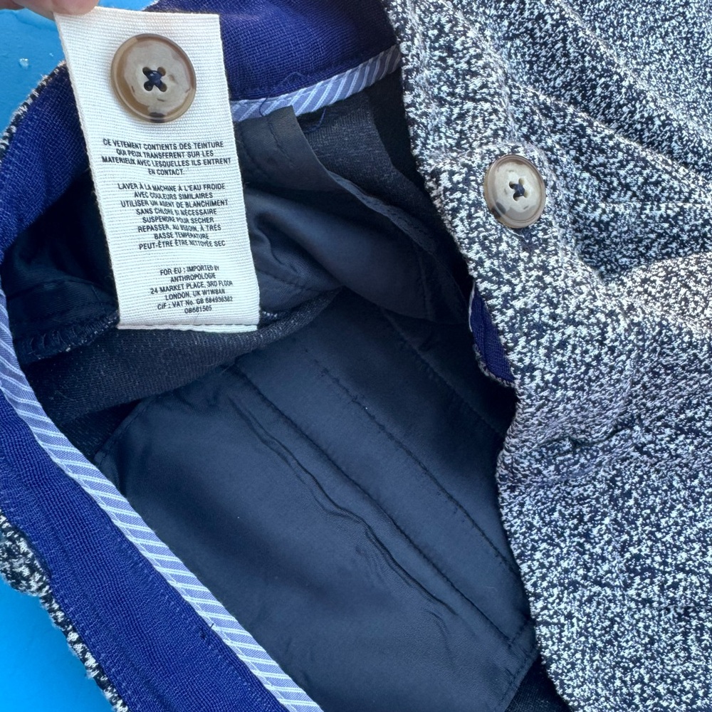 Anthropologie Gray Wide-Leg Pants - Picture 9 of 11
